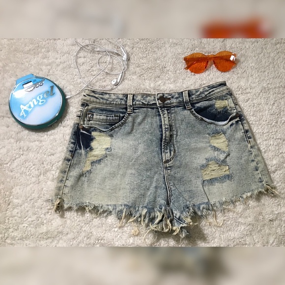 Sneak Peek Pants - π4 for $20π Acid Wash High Wasted Jean Shorts Sneak Peek Pants - π4 for $20π Acid Wash High Wasted Jean Shorts